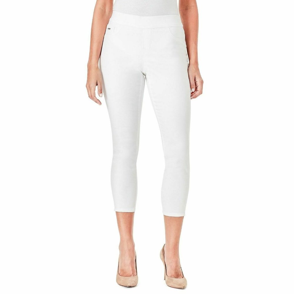 BNWT size 10 Nine West Jeans Heidi PullOn CROP stretch